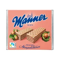 Nápolyi MANNER mogyorókrémmel töltött ostya 75g /12/