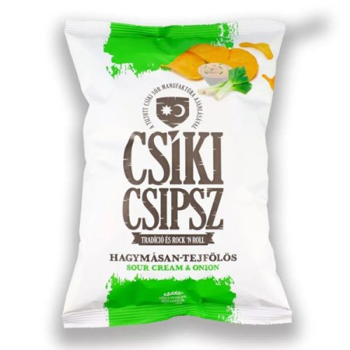 Burgonyachips Csíki Chips Hagymás-tejfölös 50g