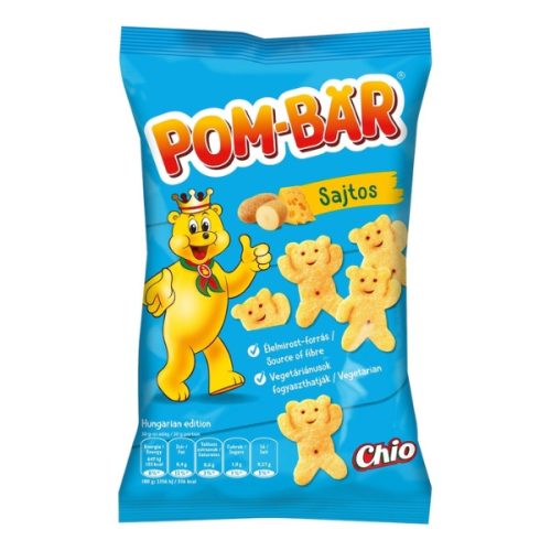 Burgonyachips CHIO POM BÄR Sajtos 50 g