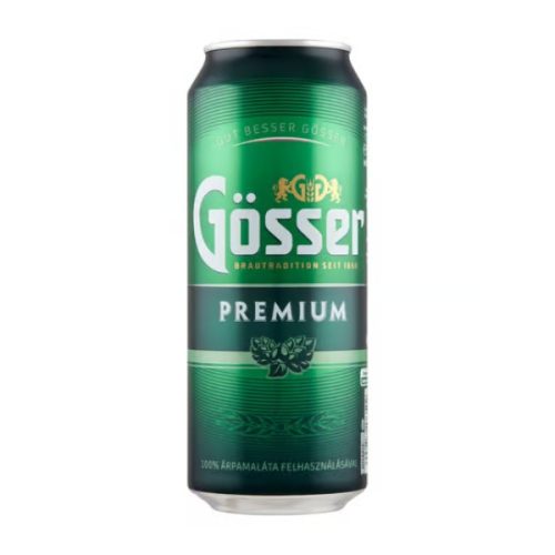 Sör Gösser PREMIUM 0,5l dobozos (DRS)