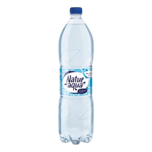 Ásványvíz NaturAqua 1.5L szénsavas (DRS)