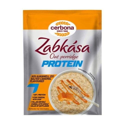 Zabkása CERBONA Protein Sós-karamellás hozzáadott cukor nélkül 60 g