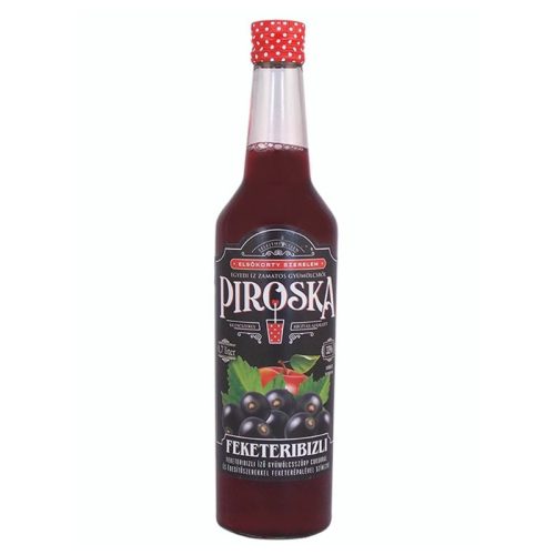 Szörp PIROSKA feketeribizli 50% 0,7L