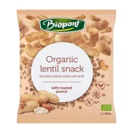   Extrudált lencse BIOPONT Extrudált lencse földimogyoróval, gluténmentes 60g