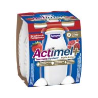Ivójoghurt Actimel+ Triple Action eper-gránátalma 4*100g