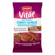 Keksz DETKI Diabetikus Kakaós 180g /21/