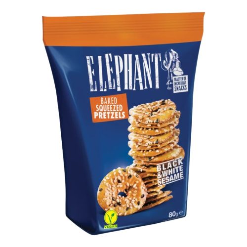 Kréker ELEPHANT szezámmagos tallér 80g