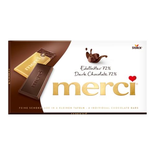 Csokoládé MERCI táblás étcsokoládé 100g