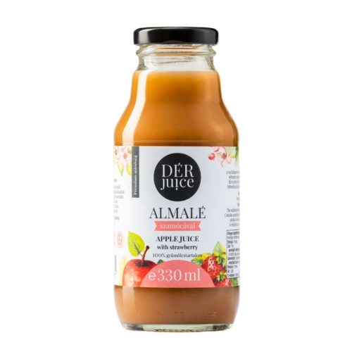 Gyümölcslé DÉR JUICE Almalé-szamócával 0,33l