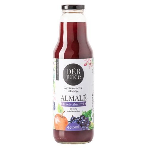 Gyümölcslé DÉR JUICE Almalé Feketeribizlivel 0,75l