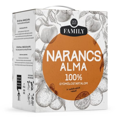 Gyümölcslé DÉR JUICE Narancs Almával 3 l