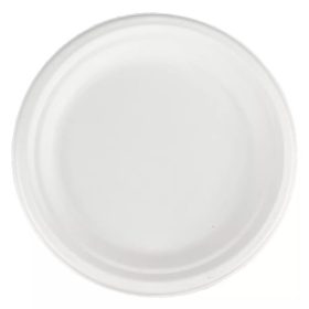 Tányér, komposztálható cukornád 22,5 cm (125 db)