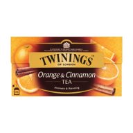 Fekete tea TWININGS Narancs-fahéj filteres 25*2g /12/