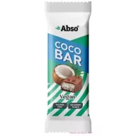   Kókuszszelet ABSO Coco Bar étcsokoládé bevonattal, hozzáadott cukor nélkül 35g /24/