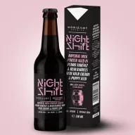   Sör HORIZONT Night Shift 2024 Imperial Milk Porter meggyes-mákos 11% 0,33L (+DRS) /12/