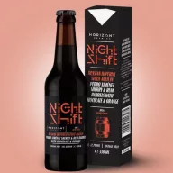   Sör HORIZONT Night Shift 2024 Russian Imperial Stout csokoládés-narancsos 12,7% 0,33L (+DRS) /12/