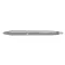 Golyóstoll, 0,32 mm, nyomógombos, ezüst tolltest, PILOT "Acro 1000", kék