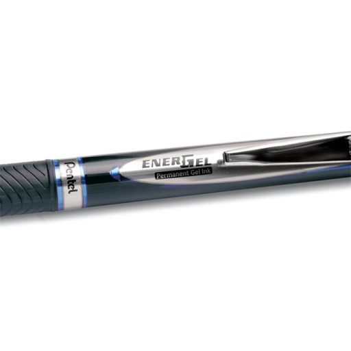Zseléstoll, 0,35 mm, nyomógombos, PENTEL "EnerGel BLP77", kék
