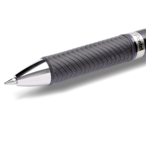 Zseléstoll, 0,35 mm, nyomógombos, PENTEL "EnerGel BLP77", kék