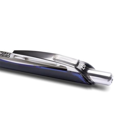 Zseléstoll, 0,35 mm, nyomógombos, PENTEL "EnerGel BLP77", kék