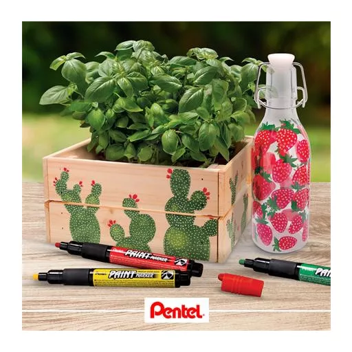 Lakkmarker, 2 mm, kúpos, PENTEL "MMP20", fehér