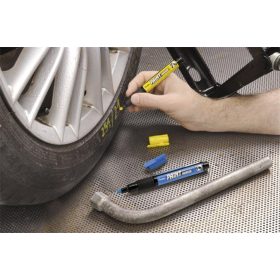 Lakkmarker, 2 mm, kúpos, PENTEL "MMP20", sárga