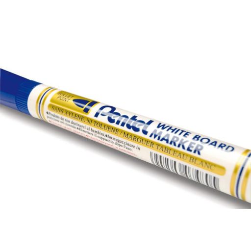 Táblamarker, 4,2 mm, kúpos hegy, PENTEL, kék