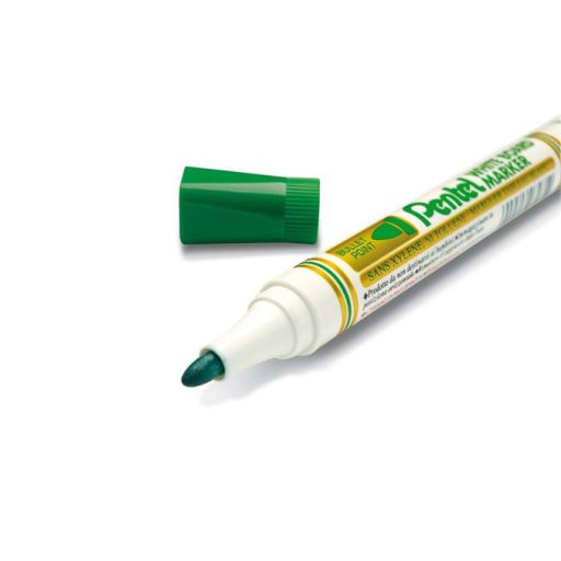 Táblamarker, 4,2 mm, kúpos hegy, PENTEL, zöld