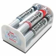   Táblamarker készlet, 6 mm, kúpos hegy, PENTEL "Maxiflo", 4 különböző szín