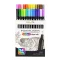 Tűfilc készlet, 0,4 mm, PENTEL "Pointliner", 24 különböző szín