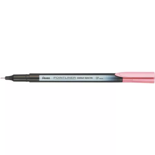 Tűfilc, 0,4 mm, PENTEL "Pointliner", babarózsaszín