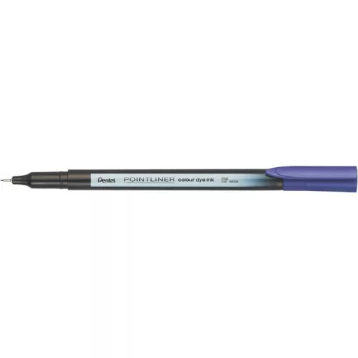 Tűfilc, 0,4 mm, PENTEL "Pointliner", sötétlila