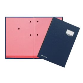 Aláírókönyv, A4, 20 rekeszes, karton, PAGNA, kék