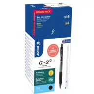   Zseléstoll, 0,25 mm, nyomógombos, PILOT "G-2", 20 db, fekete