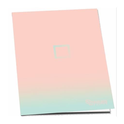 Füzet, tűzött, A4, kockás, 52 lap, PULSE "Pastel Colours"