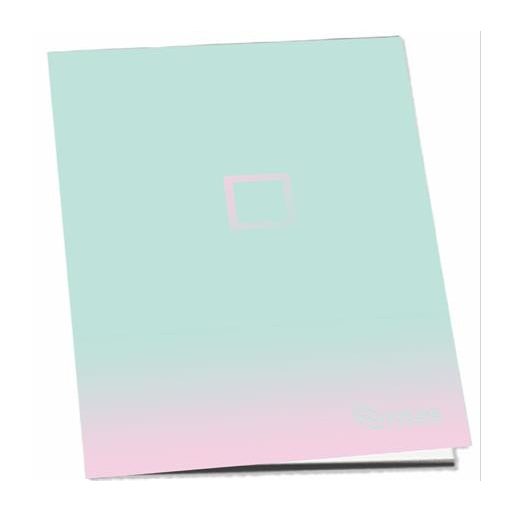 Füzet, tűzött, A5, kockás, 52 lap, PULSE "Pastel Colours"