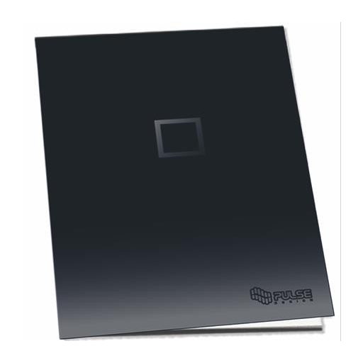 Füzet, tűzött, A5, kockás, 52 lap, PULSE "Dark Colours"