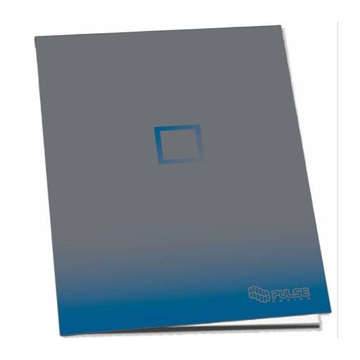 Füzet, tűzött, A5, kockás, 52 lap, PULSE "Dark Colours"