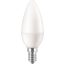LED izzó, E14, gyertya, B38, 7W, 806lm, 2700K, PHILIPS "CorePro"