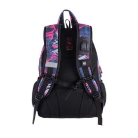   Hátizsák, 2in1, notebook tartóval és audió csatlakozóval, PULSE "Teens Pink Ice"