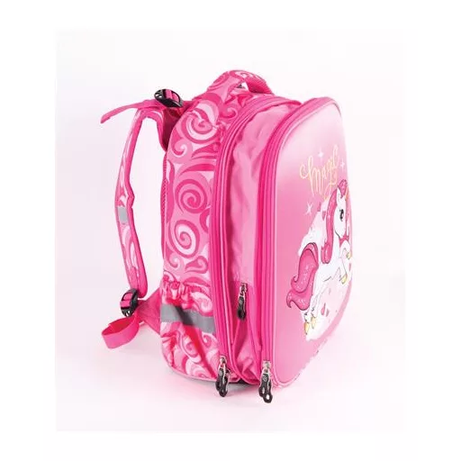 Hátizsák, anatómiai, PULSE "Anatomic Cube Pink Magic", rózsaszín