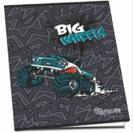   Füzet, tűzött, A5, kockás, 52 lap, PULSE "Boys"