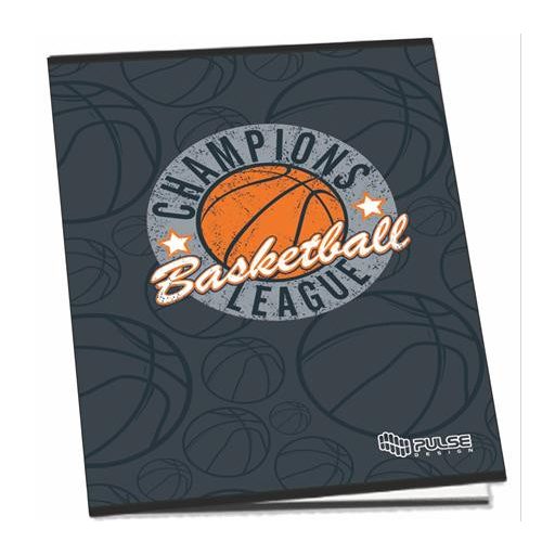 Füzet, tűzött, A4, kockás, 52 lap, PULSE "Boys"