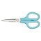 Olló, általános, 17,5 cm, PLUS "Fitcut Curve", világoskék