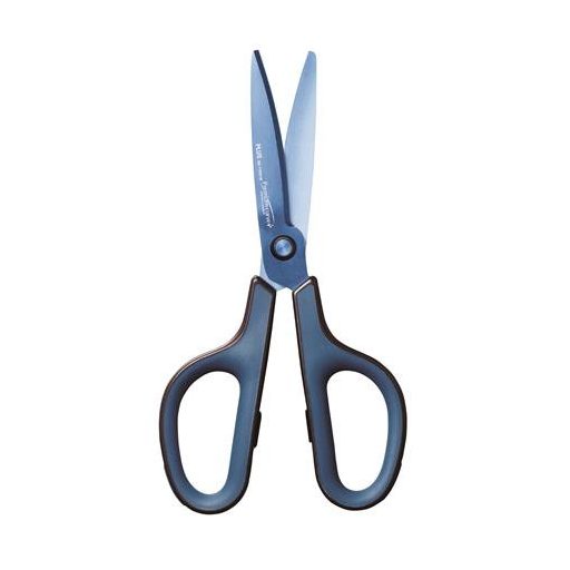 Olló, általános, 17,5 cm, PLUS "Fitcut Curve Premium", diplomatakék