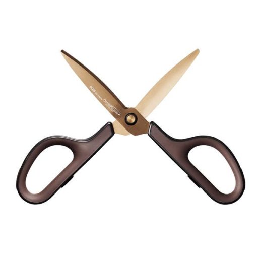 Olló, általános, 17,5 cm, PLUS "Fitcut Curve Premium", bronz