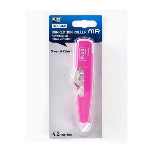 Hibajavító roller, 4,2mm x 6m, PLUS "MR", pink
