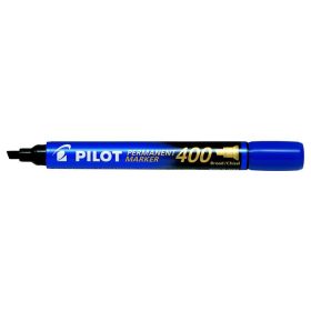   Alkoholos marker, 1,5-4 mm, vágott, PILOT "Permanent Marker 400", kék