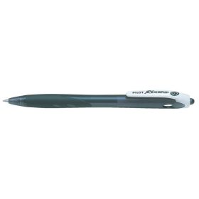   Golyóstoll, 0,22 mm, nyomógombos, PILOT "Rexgrip", fekete