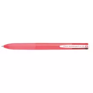   Golyóstoll, 0,27 mm, nyomógombos, rózsaszín tolltest, PILOT "Super Grip G", négyszínű